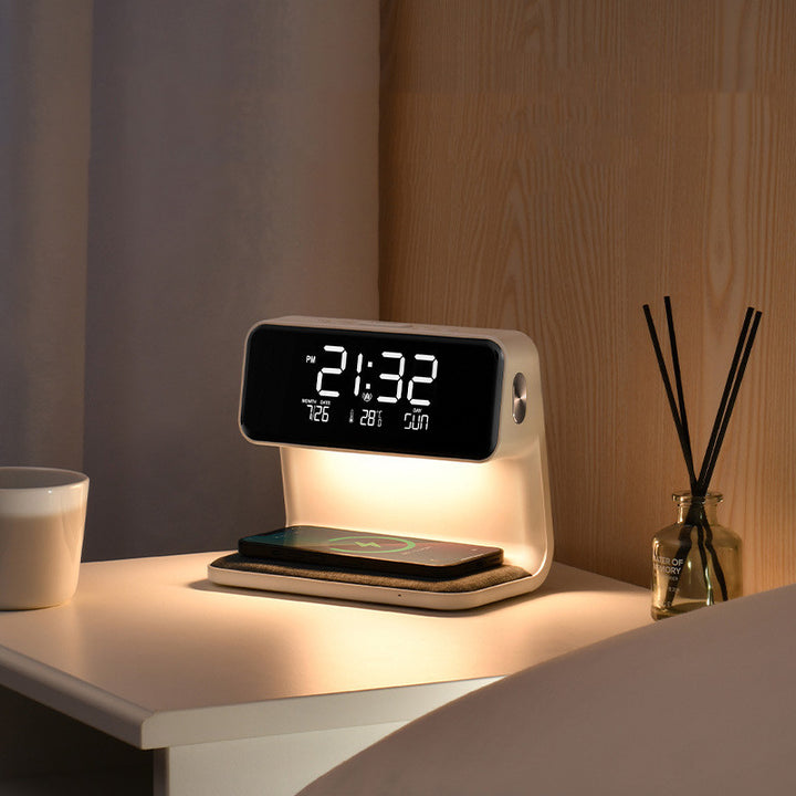 Dream-space | Wecker 3 in 1 (Wecker, Lampe, Wireless Charger)