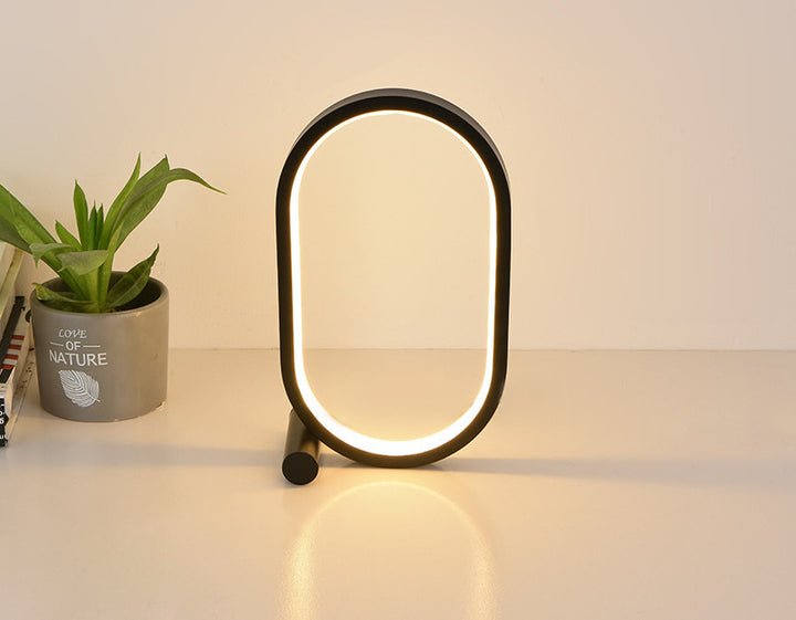 Nachttischlampe LED oval